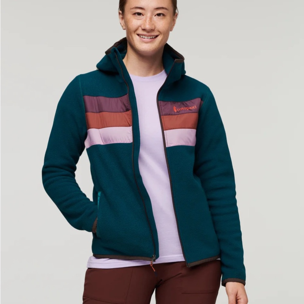 Cotopaxi Teca Fleece Hooded Full Zip Jacket size Small